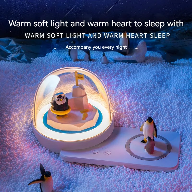 Astronaut night light mobile phone headset charging Bluetooth audio three-in-one creative wireless charger
Astronaut night light mobile phone headset charging Bluetooth audio three-in-one creative wireless charger