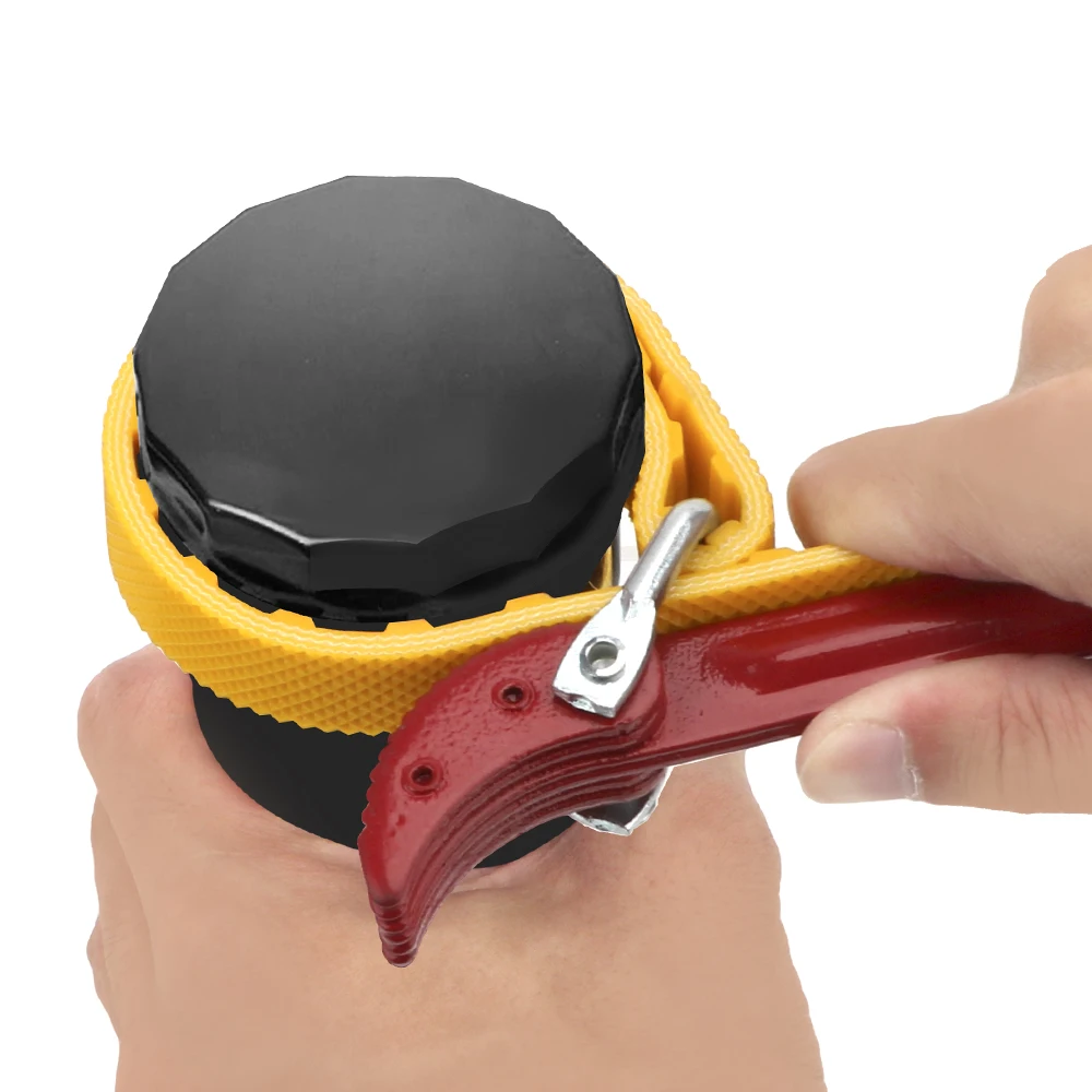 Belt Wrench Oil Filter Puller Strap Spanner Chain Wrench Strap Opener Adjustable Strap Opener Cartridge Disassembly Tool
Belt Wrench Oil Filter Puller Strap Spanner Chain Wrench Strap Opener Adjustable Strap Opener Cartridge Disassembly Tool