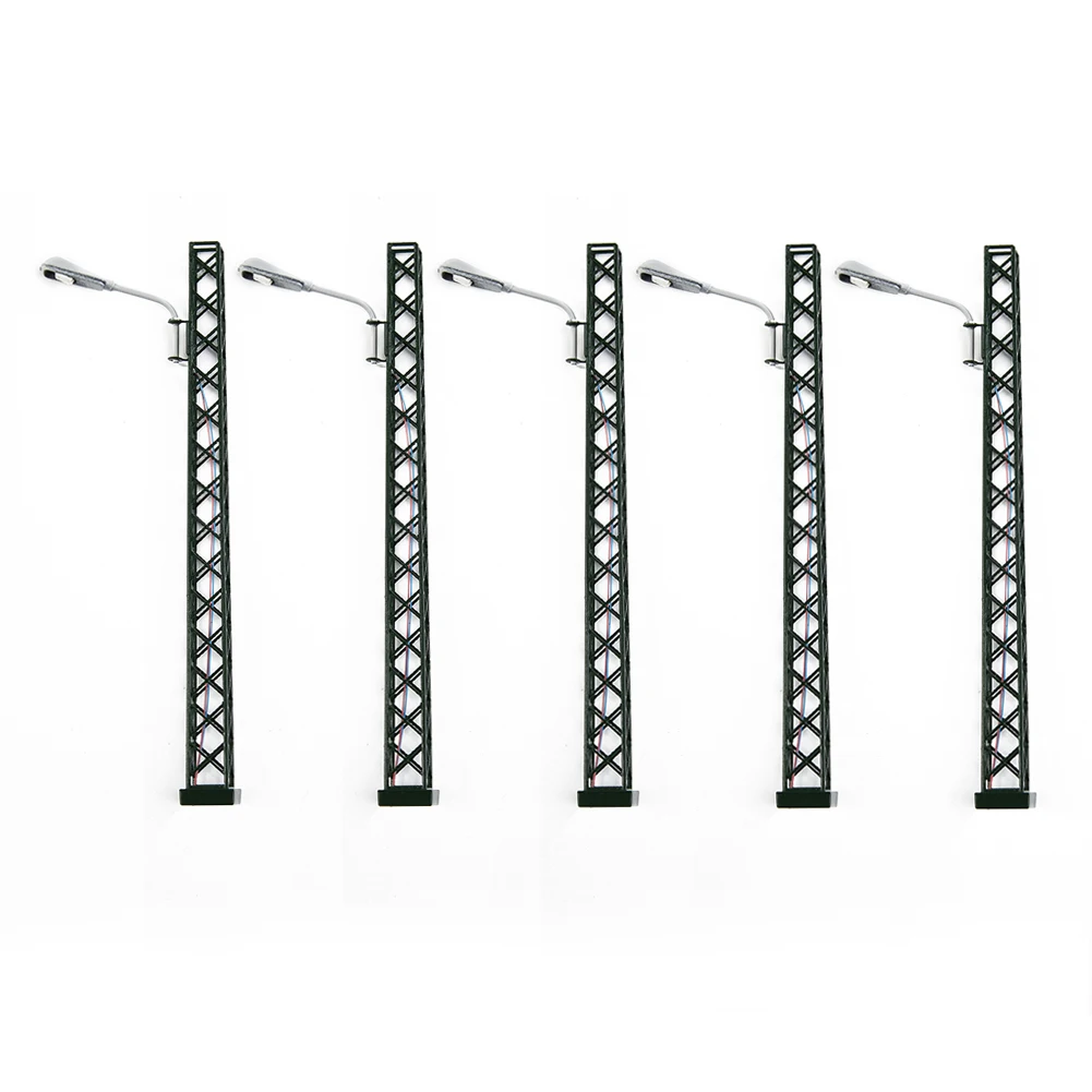 5Pcs 1:87 Railway Lamp Model H0 Light Layout LED Lamp Layout Lamppost Railway Train Scenery Decoration Accessories
5Pcs 1:87 Railway Lamp Model H0 Light Layout LED Lamp Layout Lamppost Railway Train Scenery Decoration Accessories