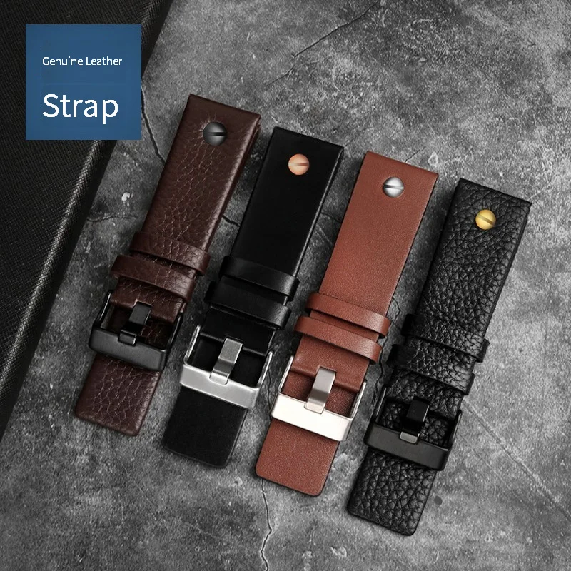 Genuine Leather Watchband for diesel DZ4343/4405/7257/4423/4318/7395/7413/7371 Men and women strap 24MM 26MM 27MM 28MM 30MM 32MM
Genuine Leather Watchband for diesel DZ4343/4405/7257/4423/4318/7395/7413/7371 Men and women strap 24MM 26MM 27MM 28MM 30MM 32MM