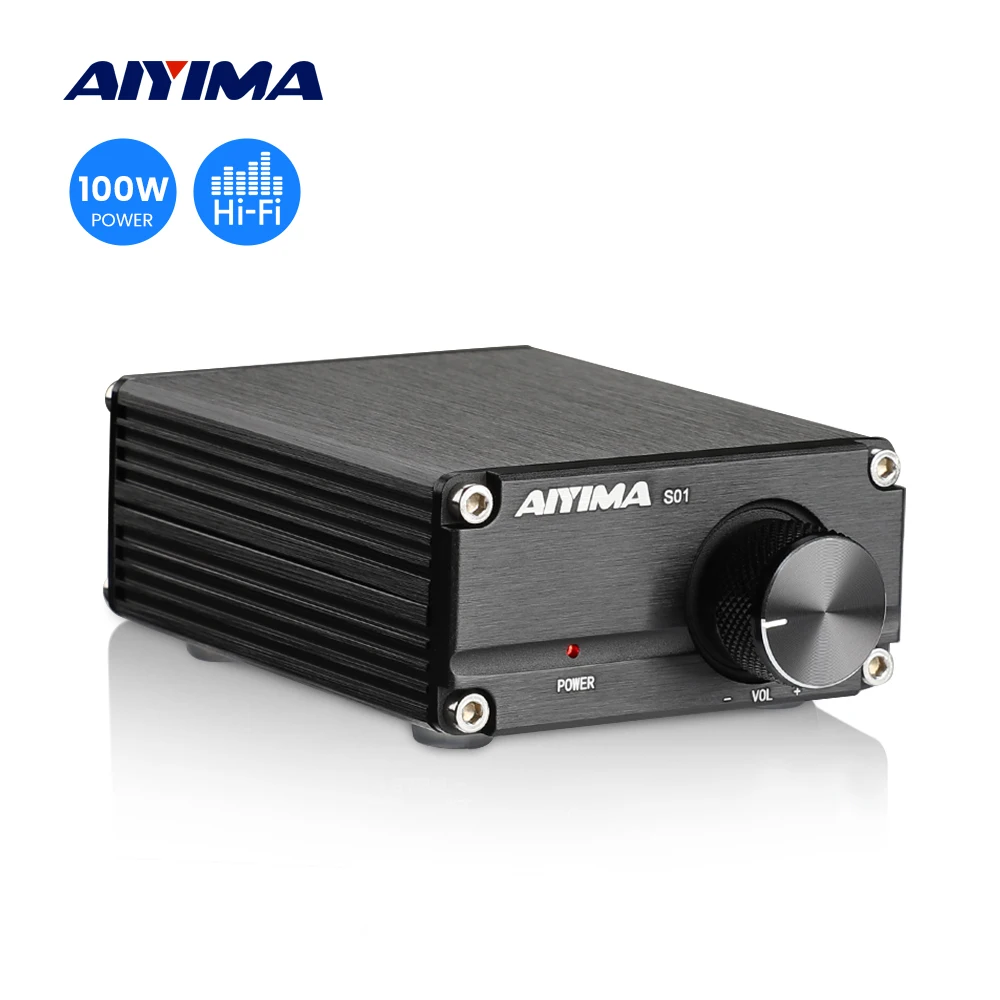

AIYIMA 100W Subwoofer Amplifier Audio Power Amplificador TPA3116 Sound Amplifier Mono Home Speaker Audio Amp For Passive Speaker