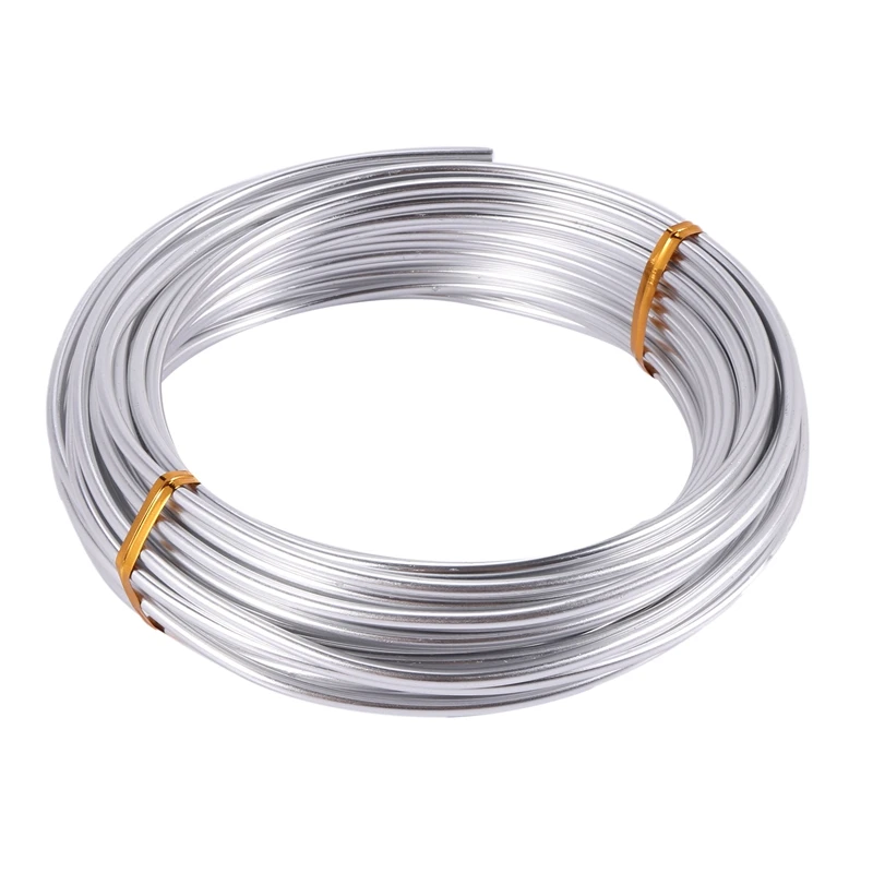 3mm Aluminium Wire 10M Craft Silver Wire for Jewellery Making Clay Modelling Bonsai and Model
3mm Aluminium Wire 10M Craft Silver Wire for Jewellery Making Clay Modelling Bonsai and Model
