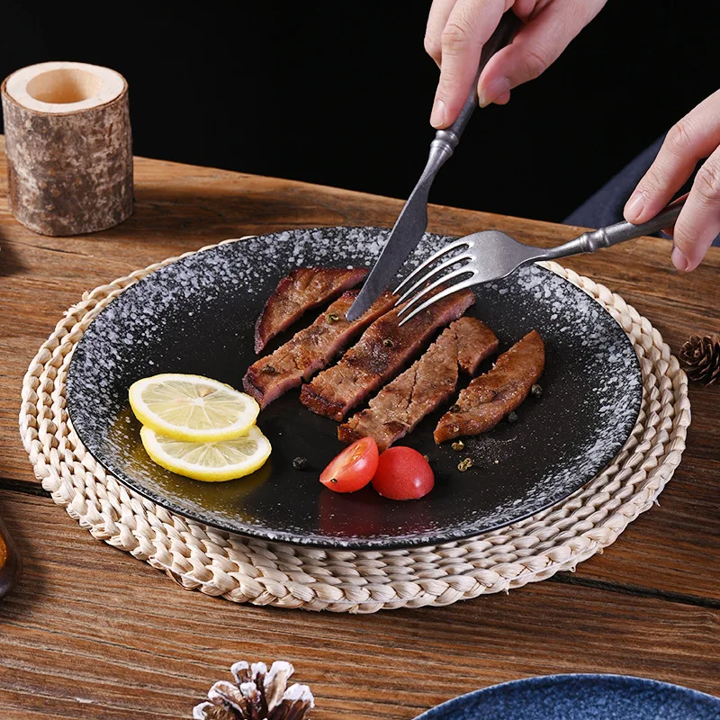 Ceramic Steak Plate Breakfast Plate Dessert Plate Ceramic Tableware Dinner Plate Japanese Tableware Western Food Plate
Ceramic Steak Plate Breakfast Plate Dessert Plate Ceramic Tableware Dinner Plate Japanese Tableware Western Food Plate