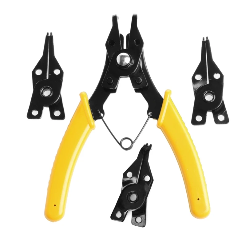 4-in-1 Snap Ring Pliers Plier Hand Tool Set Circlip Combination Retaining Clip 85DF
4-in-1 Snap Ring Pliers Plier Hand Tool Set Circlip Combination Retaining Clip 85DF