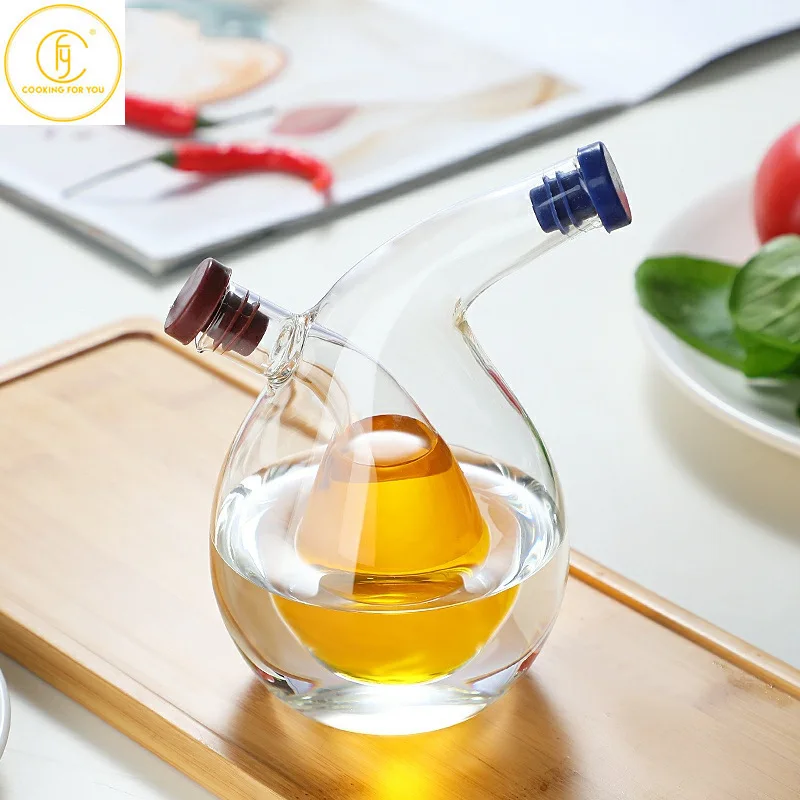 400ml Glass Gourd Oil Bottle with Two Oil-out Opening Creative Seasoning Jar Kitchen Gadgets Family Condiment Bottle Spice Tools
400ml Glass Gourd Oil Bottle with Two Oil-out Opening Creative Seasoning Jar Kitchen Gadgets Family Condiment Bottle Spice Tools