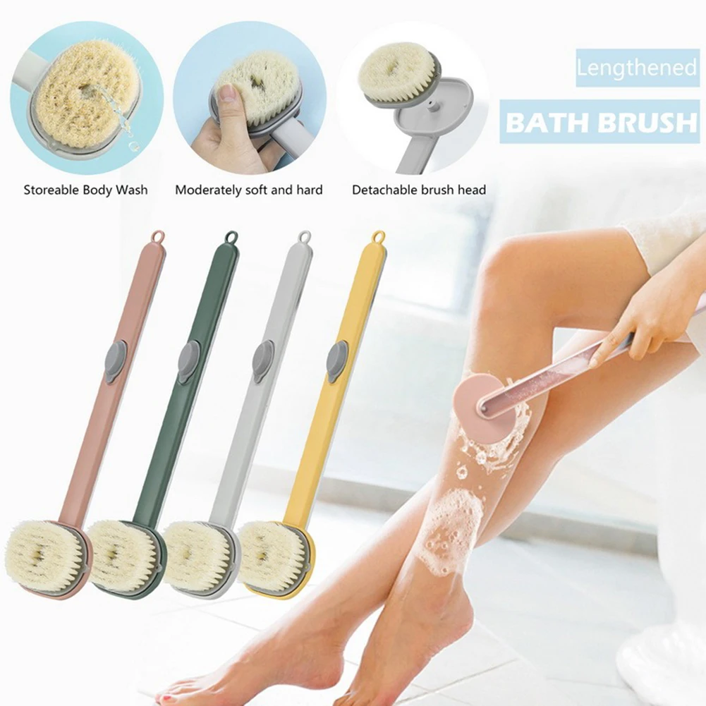 Long Handle Liquid Bath Brush Back Brush Scrubber Skin Cleansing Exfoliating Brushes Body Bathroom Massager Shower Accessories
Long Handle Liquid Bath Brush Back Brush Scrubber Skin Cleansing Exfoliating Brushes Body Bathroom Massager Shower Accessories