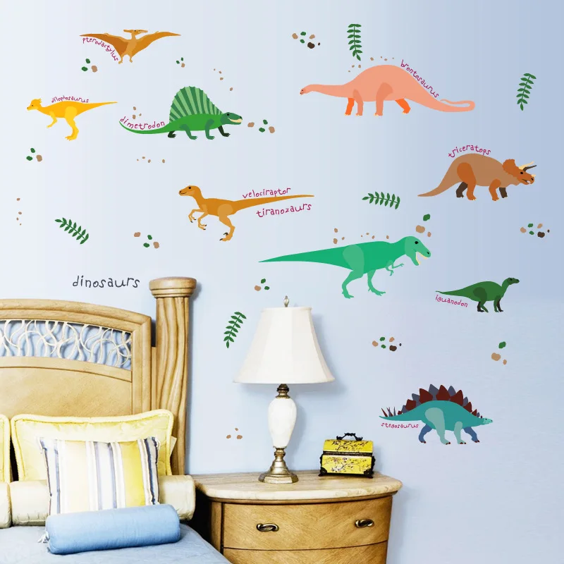 Cartoon Dinosaur Wall Posters for Children's Room Decoration DIY Wallpapers Removable Waterproof Vinyl Wall Stickers
Cartoon Dinosaur Wall Posters for Children's Room Decoration DIY Wallpapers Removable Waterproof Vinyl Wall Stickers