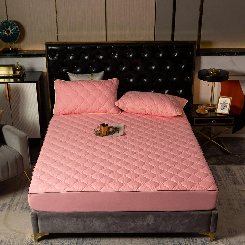 Waterproof Polyester Mattress Protecto Warm And Thick Bed Cover Elastic Quilting Fitted Sheet Single Double Bedspread Queen Size
Waterproof Polyester Mattress Protecto Warm And Thick Bed Cover Elastic Quilting Fitted Sheet Single Double Bedspread Queen Size