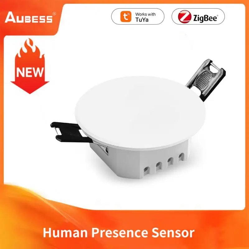 Датчик присутствия человека White Tuya Zigbee, умный Потолочный детектор движения с сигнализацией
Датчик присутствия человека White Tuya Zigbee, умный Потолочный детектор движения с сигнализацией