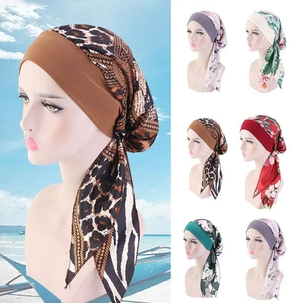 Simulation Silk Headscarf Hat Elastic Hairband Braided Hat Muslim Multi-functional Elastic Hairband Braided Hat Pirate Hat
Simulation Silk Headscarf Hat Elastic Hairband Braided Hat Muslim Multi-functional Elastic Hairband Braided Hat Pirate Hat