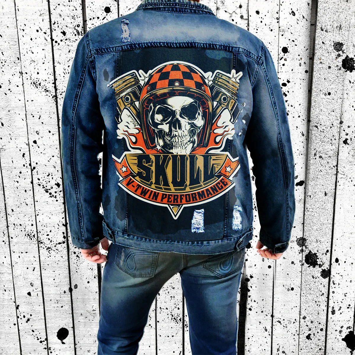 Мужская джинсовая куртка с забавным принтом орла, черепа в стиле хип-хоп, пальто с отворотами и дырками, новинка на осень и зиму, ковбойская модная трендовая уличная одежда
Мужская джинсовая куртка с забавным принтом орла, черепа в стиле хип-хоп, пальто с отворотами и дырками, новинка на осень и зиму, ковбойская модная трендовая уличная одежда