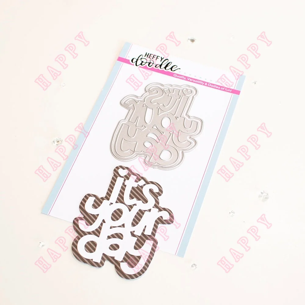 2022 Hot New Product It's Your Day Jumbo Sentiment Metal Cutting Dies Scrapbook Diary Paper Craft Decore Diy Greeting Card Mold
2022 Hot New Product It's Your Day Jumbo Sentiment Metal Cutting Dies Scrapbook Diary Paper Craft Decore Diy Greeting Card Mold