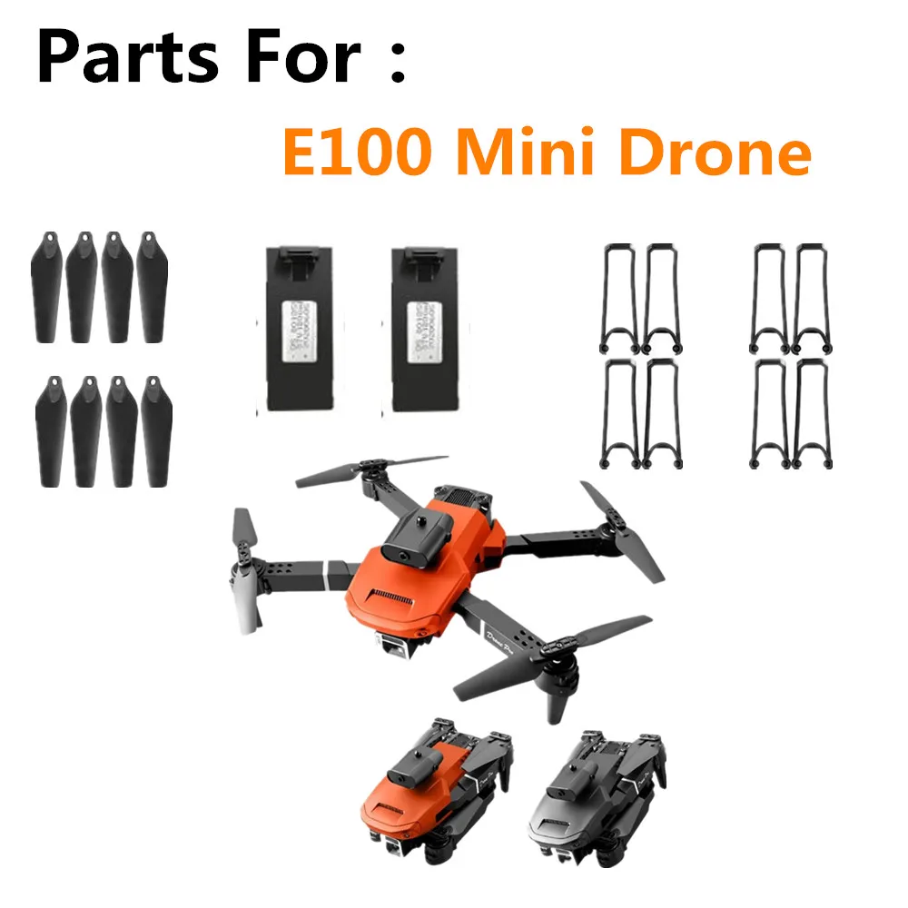 E100 Drone Battery Accessories 3.7V 1800Mah /Propeller Blade / E100 Mini Drone Original Spare Parts Flying 10 mins
E100 Drone Battery Accessories 3.7V 1800Mah /Propeller Blade / E100 Mini Drone Original Spare Parts Flying 10 mins