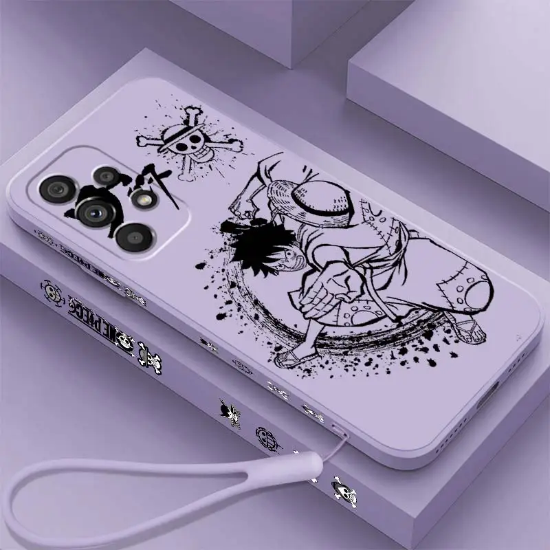 O-One P-Piece Luffy Anime Phone Case For Samsung A53 A52 S A33 A32 A51 A71 A21S A13 A73 A50 A72 A23 A12 5G Liquid Left Rope
O-One P-Piece Luffy Anime Phone Case For Samsung A53 A52 S A33 A32 A51 A71 A21S A13 A73 A50 A72 A23 A12 5G Liquid Left Rope