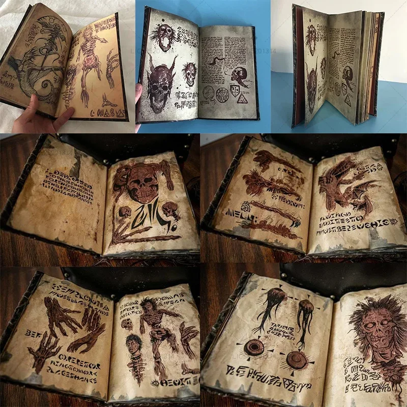New Necronomicon Dark Magic Book Unique NoteBook Decoration Evil Dead Book Horror Movie Prop Gift Dead Spellbook Halloween Decor
New Necronomicon Dark Magic Book Unique NoteBook Decoration Evil Dead Book Horror Movie Prop Gift Dead Spellbook Halloween Decor
