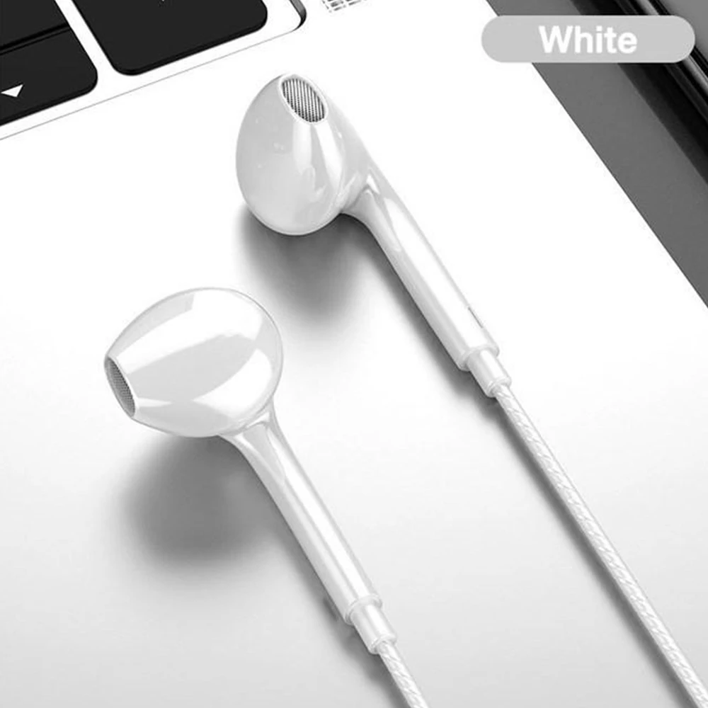 3.5mm Wired Headphones Bass Earbuds Stereo Earphone Music Sport Gaming Headset With Mic for iPhone Samsung Xiaomi Huawei PC
3.5mm Wired Headphones Bass Earbuds Stereo Earphone Music Sport Gaming Headset With Mic for iPhone Samsung Xiaomi Huawei PC