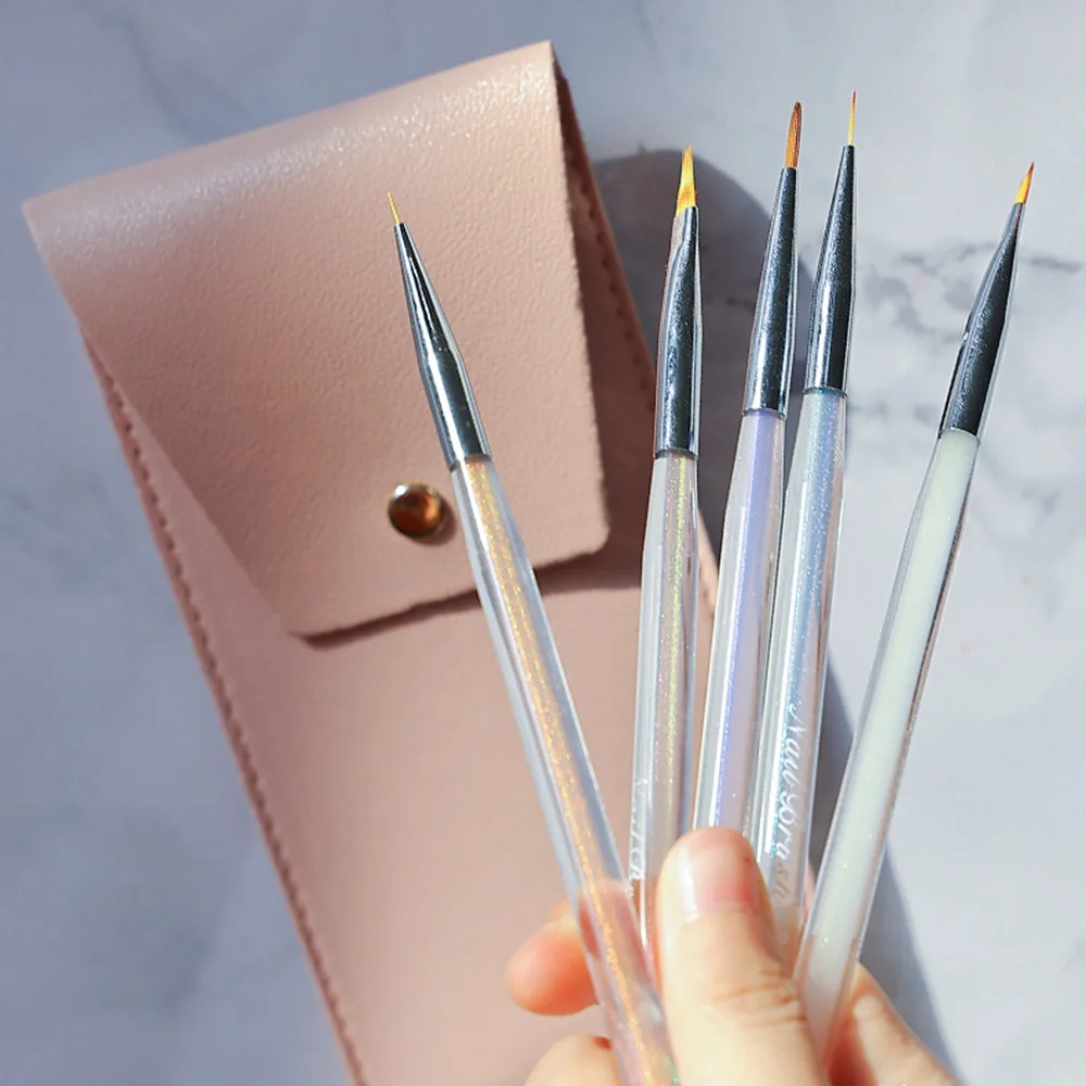 5Pcs/Set Nail Brush For Manicure Gel Brush For Nail Art With Pink Small Ieather Bag Draw Carving Brush Beautiful Nail Brush
5Pcs/Set Nail Brush For Manicure Gel Brush For Nail Art With Pink Small Ieather Bag Draw Carving Brush Beautiful Nail Brush