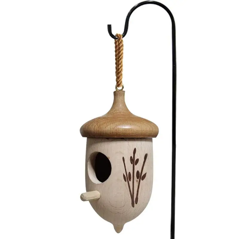 Hanging Wooden Hummingbird House For Outside Natural Birdhouse Large Outdoor Shelter Decorate Backyard/Courtyard
Hanging Wooden Hummingbird House For Outside Natural Birdhouse Large Outdoor Shelter Decorate Backyard/Courtyard