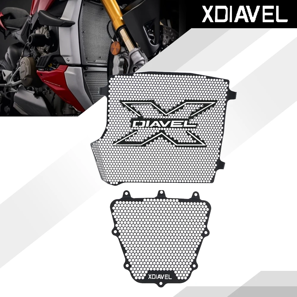 Motorcycle Radiator Guard Grille And Oil Cooler Guard Set For Ducati XDiavel Dark / S / Nera / Black Star 2016-2024 2023 2022
Motorcycle Radiator Guard Grille And Oil Cooler Guard Set For Ducati XDiavel Dark / S / Nera / Black Star 2016-2024 2023 2022
