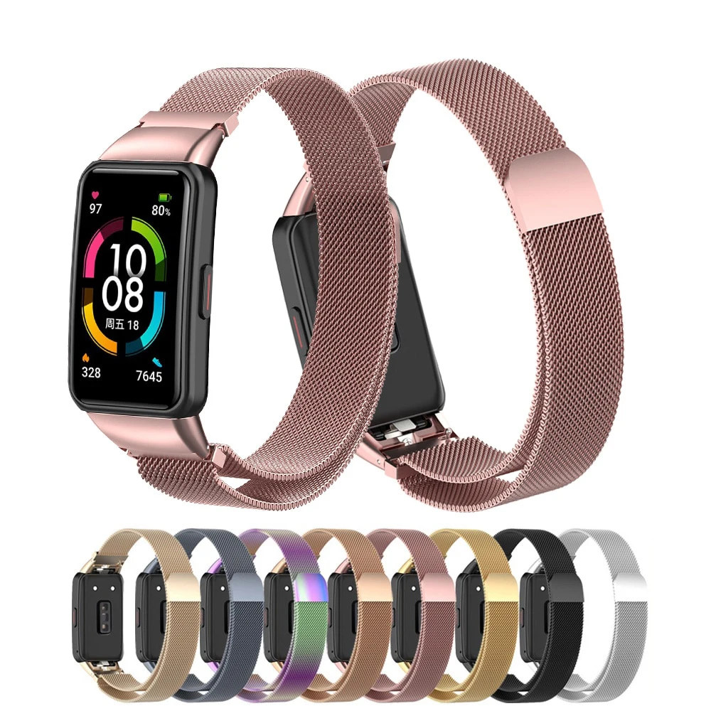 Ремешок Магнитный из нержавеющей стали для смарт-часов Huawei Band 6/6 Pro, Honor Band 6
Ремешок Магнитный из нержавеющей стали для смарт-часов Huawei Band 6/6 Pro, Honor Band 6