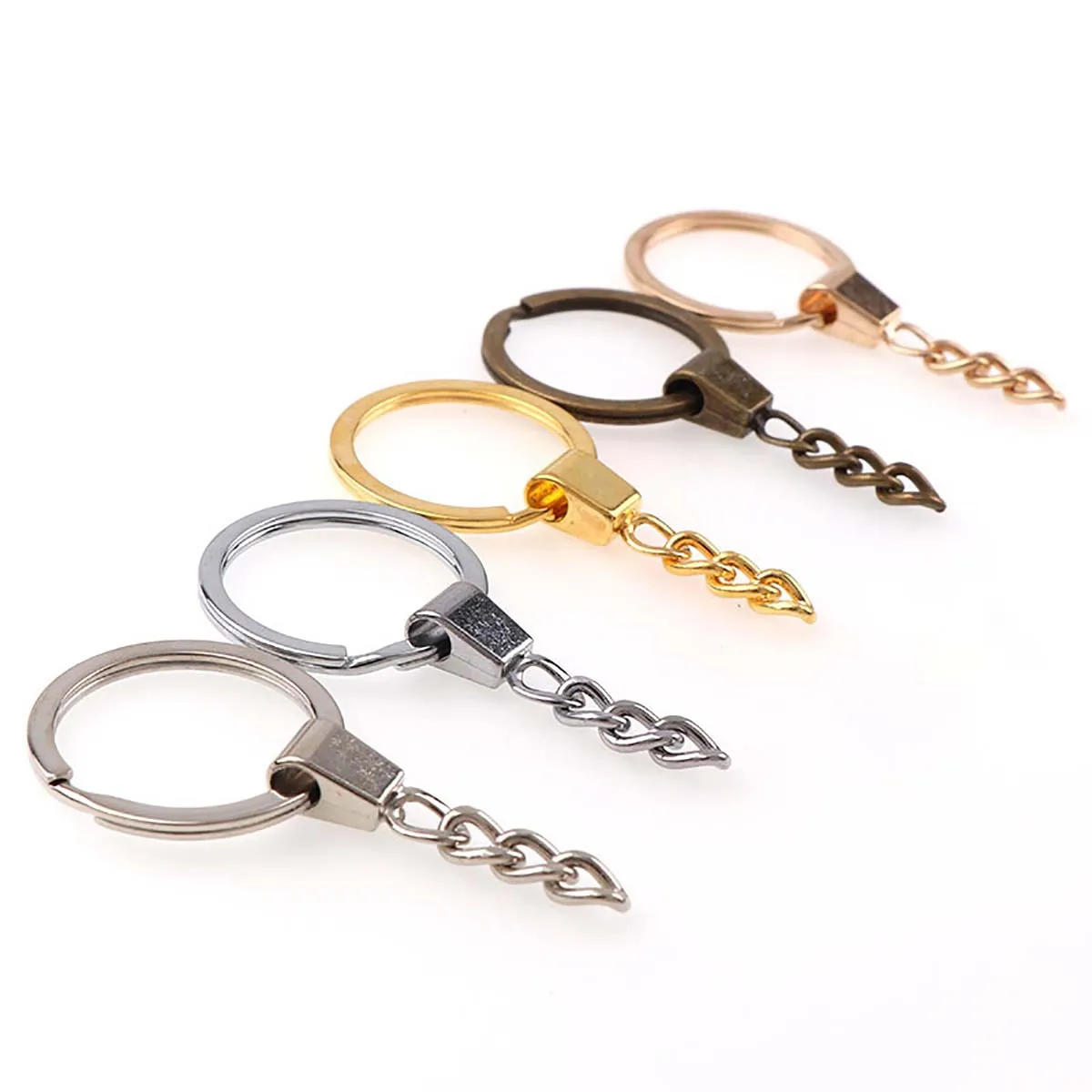 5Pcs 30mm Screw Eye Pin Key Chain Key Ring With Eye Screws Round Split Keyrings for DIY Jewelry Making Accessories 5 Colors
5Pcs 30mm Screw Eye Pin Key Chain Key Ring With Eye Screws Round Split Keyrings for DIY Jewelry Making Accessories 5 Colors