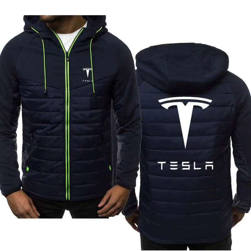 Толстовка Tesla мужская с длинным рукавом, Классическая модная повседневная однотонная куртка на молнии, с подкладкой, весна-осень 
Толстовка Tesla мужская с длинным рукавом, Классическая модная повседневная однотонная куртка на молнии, с подкладкой, весна-осень