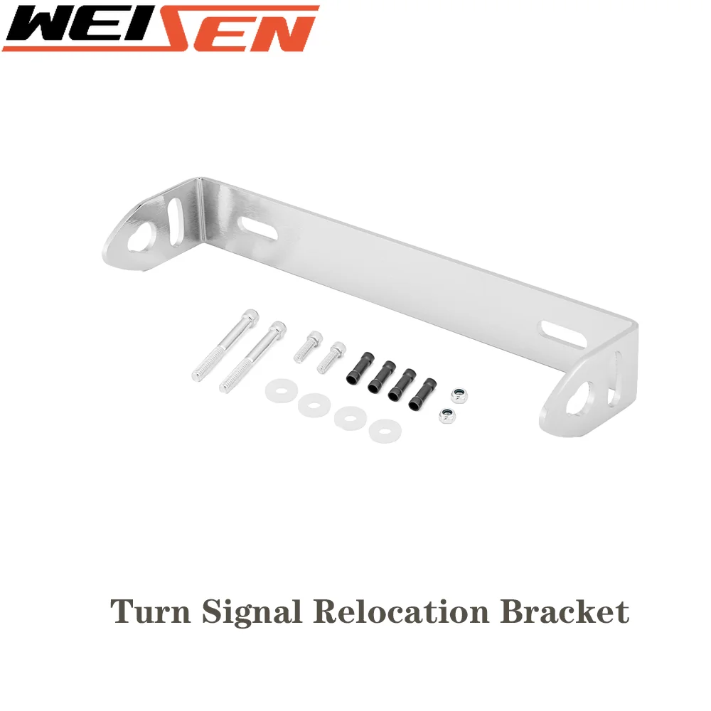 Universal Motorbike License Plate Mounted Turn Signal Relocation Kit Heavy-duty Steel Motorcycle Accessories Relocate Signals
Universal Motorbike License Plate Mounted Turn Signal Relocation Kit Heavy-duty Steel Motorcycle Accessories Relocate Signals