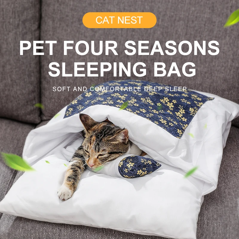 Pet cat litter cat sleeping bag removable and washable cat autumn and winter quilt deep sleep warm litter dog winter kennel
Pet cat litter cat sleeping bag removable and washable cat autumn and winter quilt deep sleep warm litter dog winter kennel