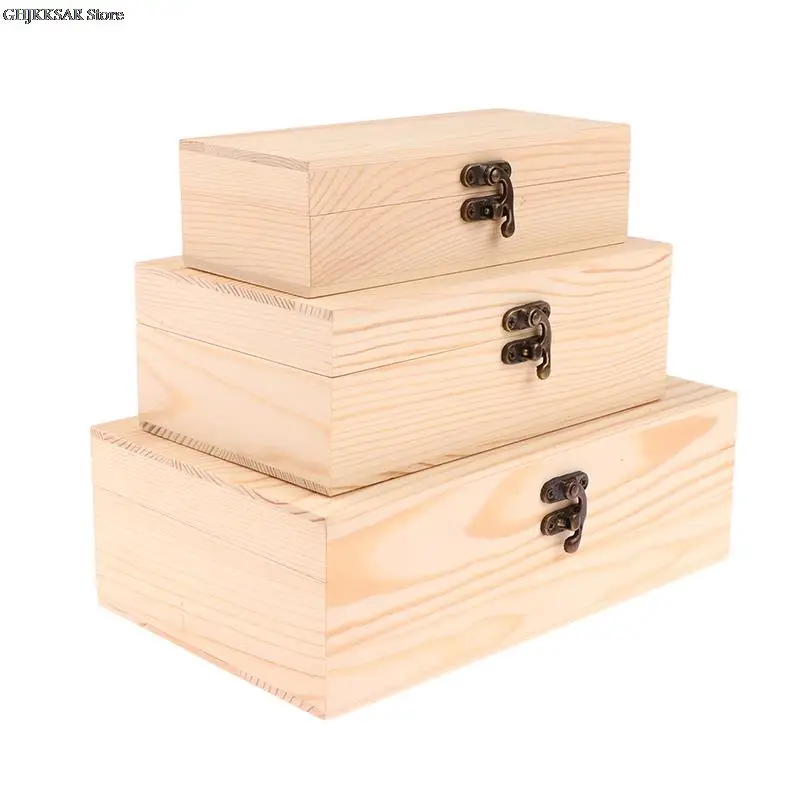 Rectangular Wooden Storage Box Organizer Wooden Storage Case Simple Storage Container Dust-Proof With Lock Jewelry Box Case
Rectangular Wooden Storage Box Organizer Wooden Storage Case Simple Storage Container Dust-Proof With Lock Jewelry Box Case