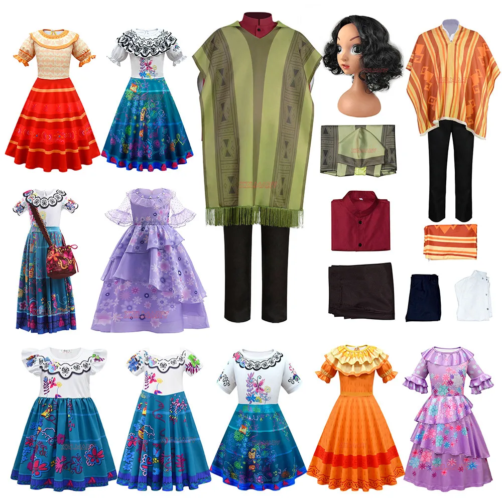 Очаровательный костюм для косплея Mirabel Madrigal, платье для девочки, платье принцессы, накидка Бруно Камило для карнавала, платья на Хэллоуин, До...
Очаровательный костюм для косплея Mirabel Madrigal, платье для девочки, платье принцессы, накидка Бруно Камило для карнавала, платья на Хэллоуин, До...