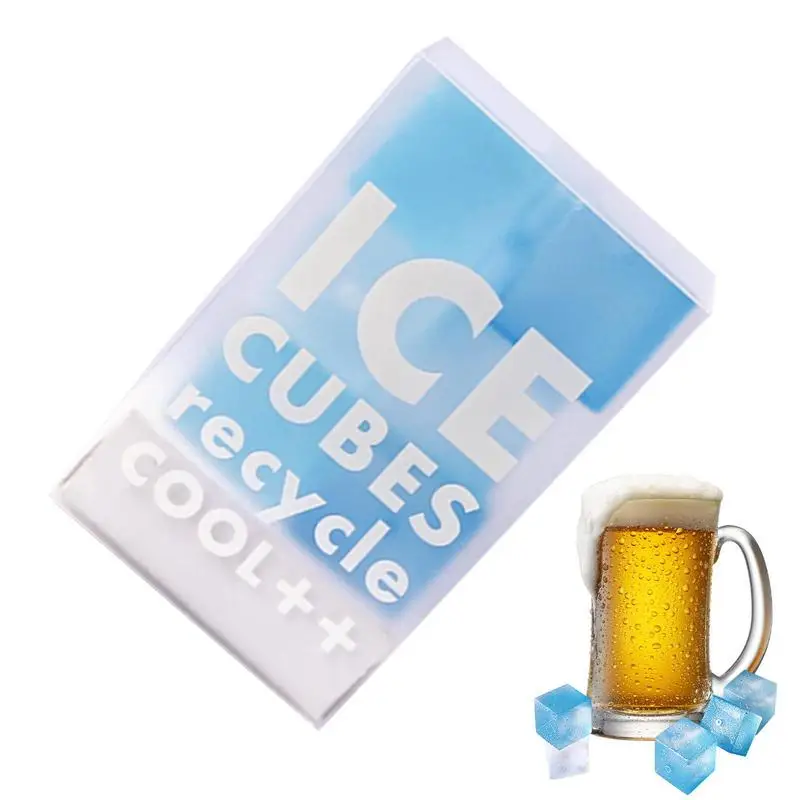 Reusable Ice Cubes For Water Square Refreezable Cubes For Drinks Chilling Non-Melting Ice Cubes Kitchen Tools For Beverage Water
Reusable Ice Cubes For Water Square Refreezable Cubes For Drinks Chilling Non-Melting Ice Cubes Kitchen Tools For Beverage Water