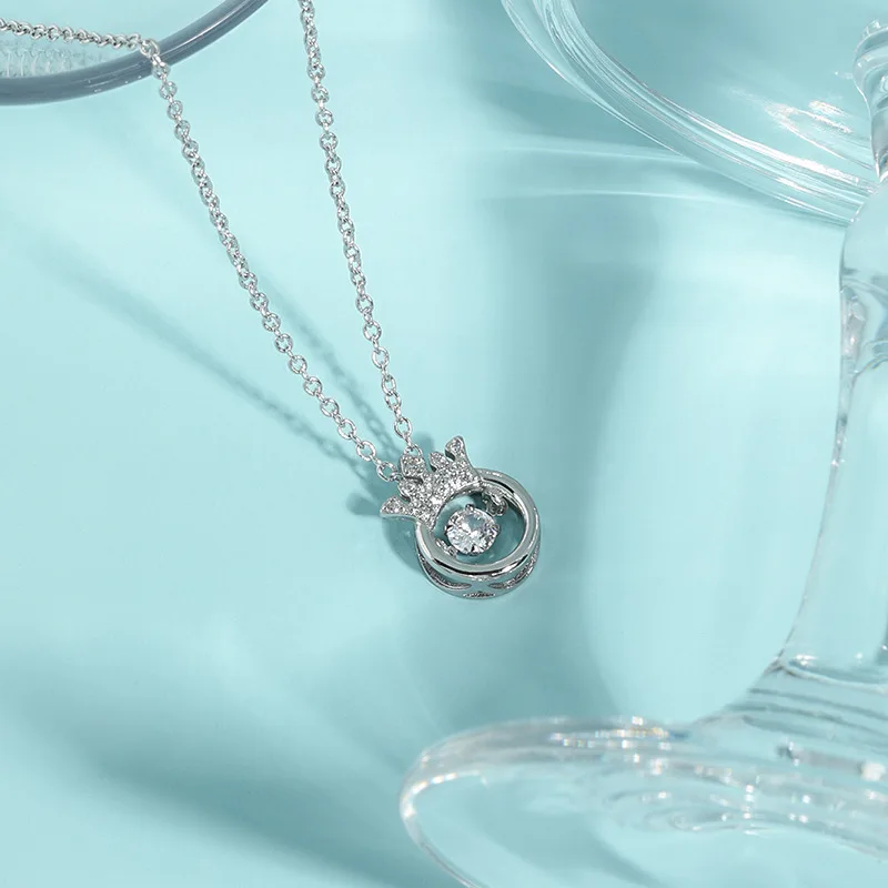 Heartbeat Hollow Valentine's Day Gift Collarbone Chain Japanese And Korean Version Of The Simple Personality Beating Heart Crown 
Heartbeat Hollow Valentine's Day Gift Collarbone Chain Japanese And Korean Version Of The Simple Personality Beating Heart Crown