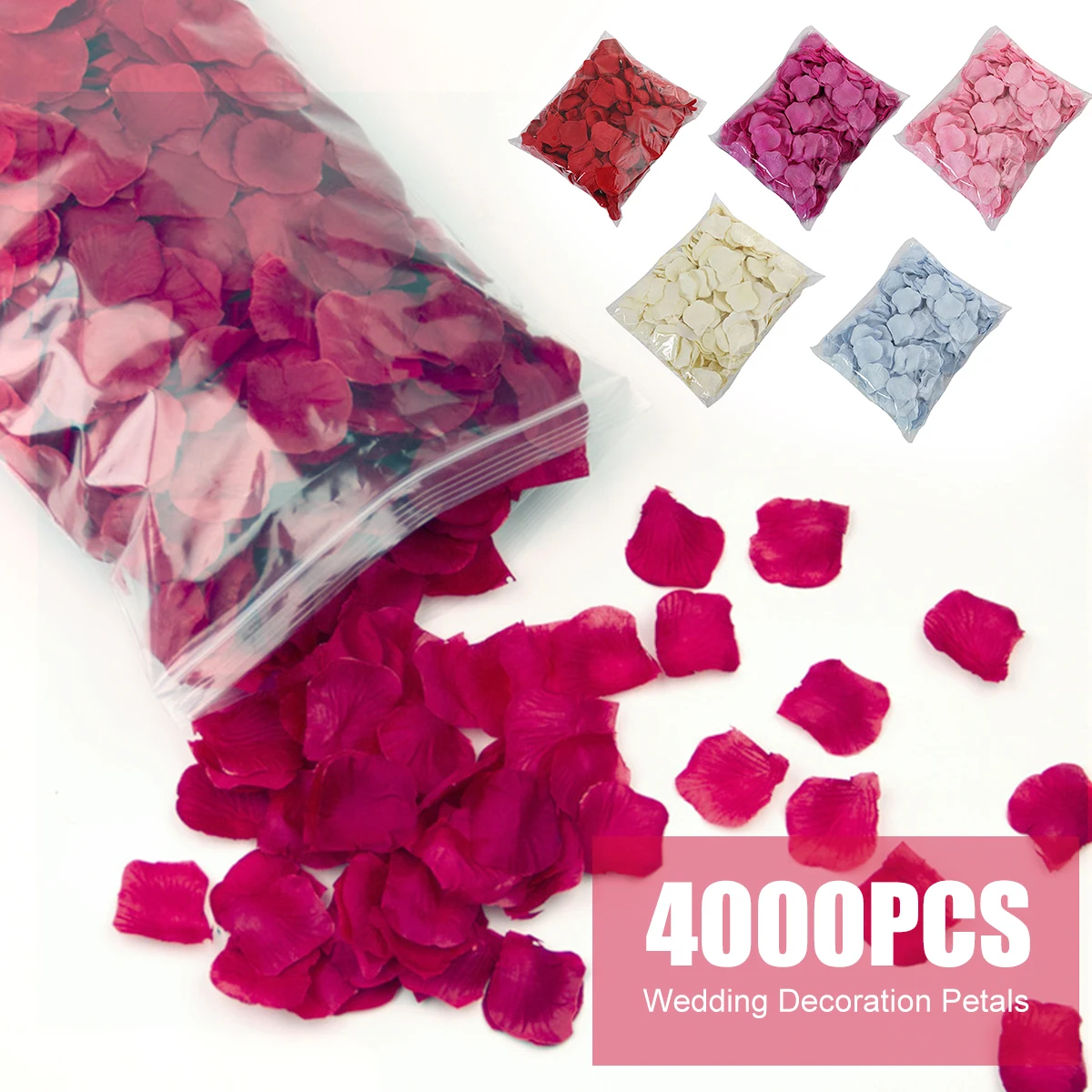 1000 Pcs Rose Petals Artificial Flower Petals No-Taste Simulation Rose Petals for Wedding Decoration Fake Rose Petals Romantic
1000 Pcs Rose Petals Artificial Flower Petals No-Taste Simulation Rose Petals for Wedding Decoration Fake Rose Petals Romantic