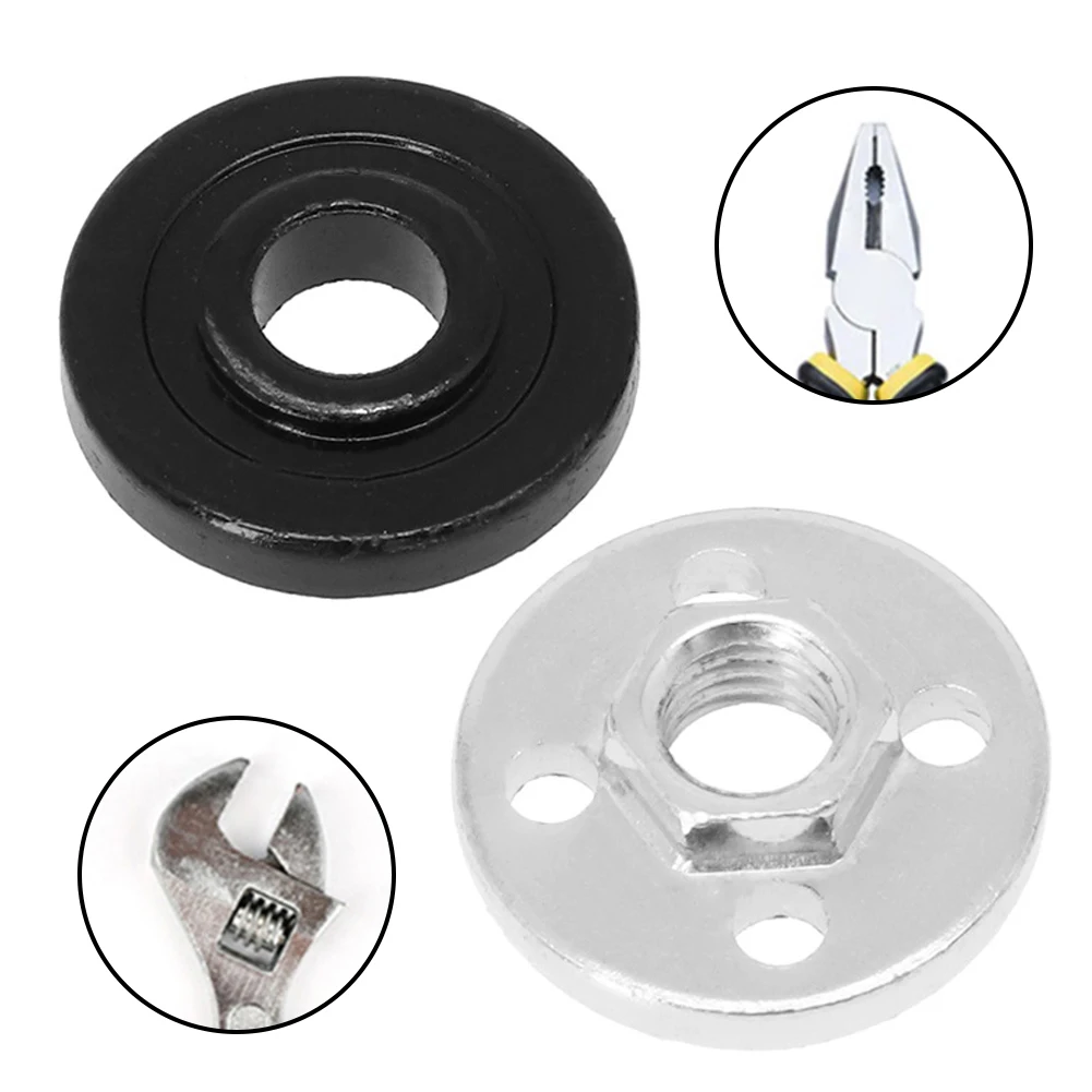 2pcs/set Pressure Plate Cover Hexagon Nut Fitting Tool Inner Outer Flange Nut Set For Type 100 Angle Grinder Polisher Power Tool
2pcs/set Pressure Plate Cover Hexagon Nut Fitting Tool Inner Outer Flange Nut Set For Type 100 Angle Grinder Polisher Power Tool
