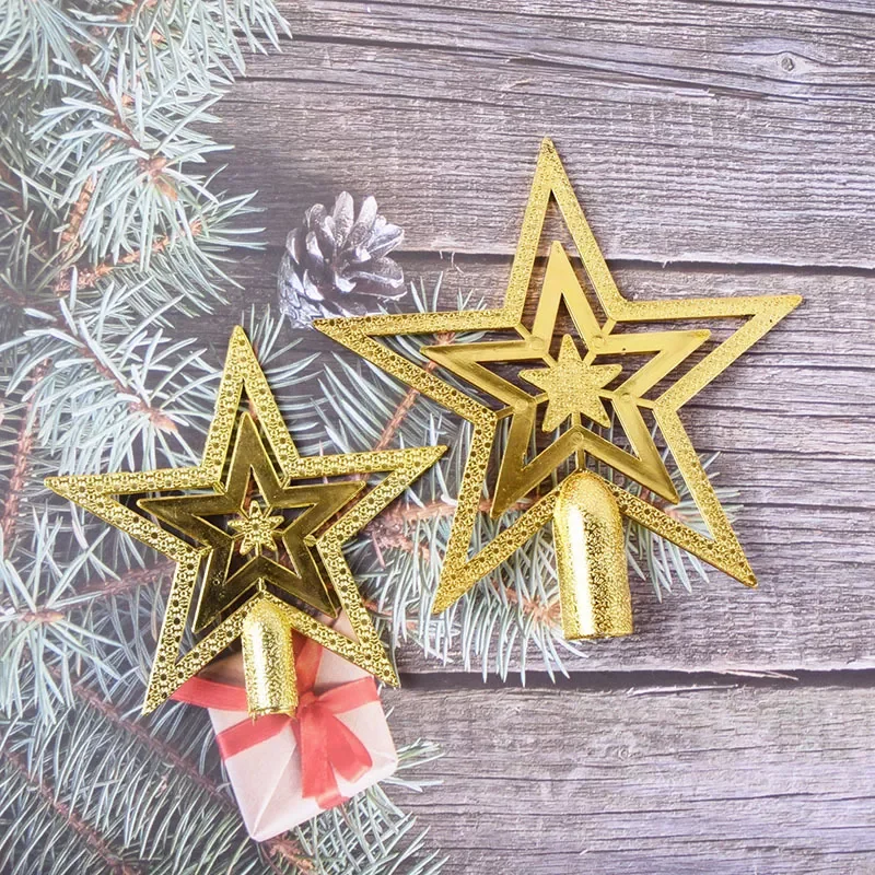 Christmas Decorations Christmas Tree Top Star Five-Pointed Star Pendant Ornament For Christmas Tree Topper Supplies
Christmas Decorations Christmas Tree Top Star Five-Pointed Star Pendant Ornament For Christmas Tree Topper Supplies