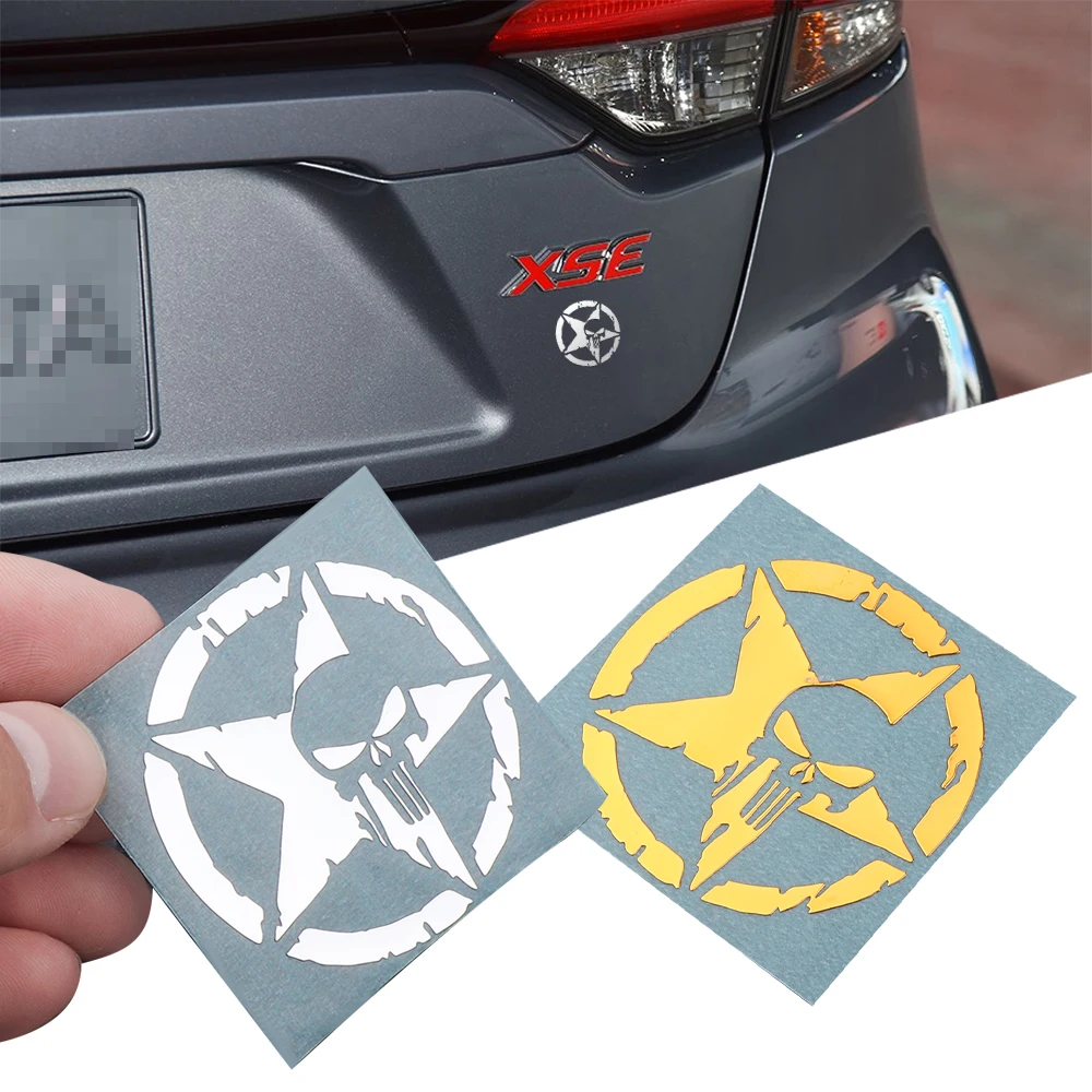1pc Car Styling Sun-proof Stickers Nickel Metal Punisher Skull Emblem Decal Badge Car Waterproof Sticker Auto Gold Silver
1pc Car Styling Sun-proof Stickers Nickel Metal Punisher Skull Emblem Decal Badge Car Waterproof Sticker Auto Gold Silver