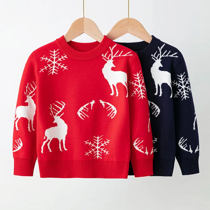 Baby Christmas Elk Clothes Girls Knitted Sweater Children Outwear Baby Girls Winter Clothing Anime Moose Toddler Pullover
Baby Christmas Elk Clothes Girls Knitted Sweater Children Outwear Baby Girls Winter Clothing Anime Moose Toddler Pullover