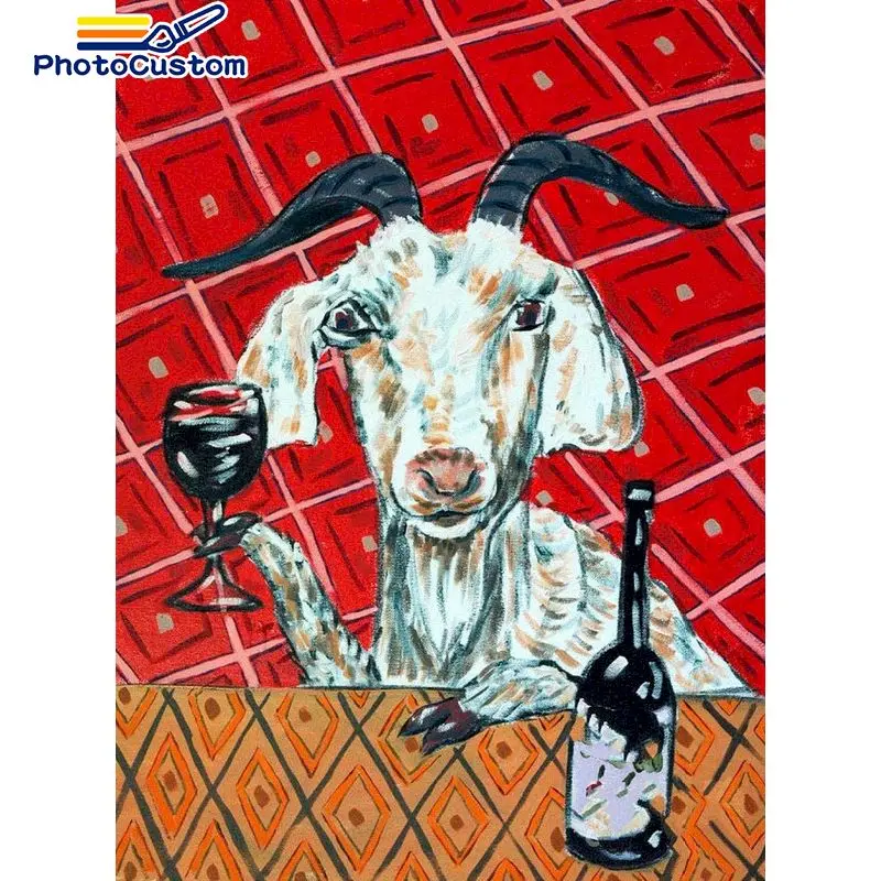 PhotoCustom DIY Frame Pictures By Number sheep Kits Oil Painting By Number Animals Modern Drawing On Canvas HandPainted Art Gift
PhotoCustom DIY Frame Pictures By Number sheep Kits Oil Painting By Number Animals Modern Drawing On Canvas HandPainted Art Gift