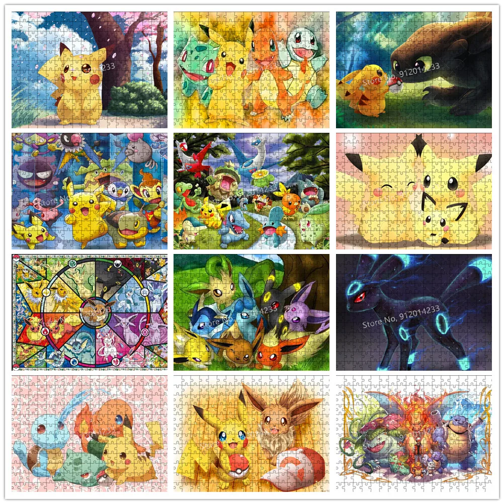 Pikachu Puzzle 300/500/1000 Pcs Cartoon Pokemon Jigsaw Puzzles Paper Puzzles Child Toys Children Educational Toys Gifts for Kids
Pikachu Puzzle 300/500/1000 Pcs Cartoon Pokemon Jigsaw Puzzles Paper Puzzles Child Toys Children Educational Toys Gifts for Kids