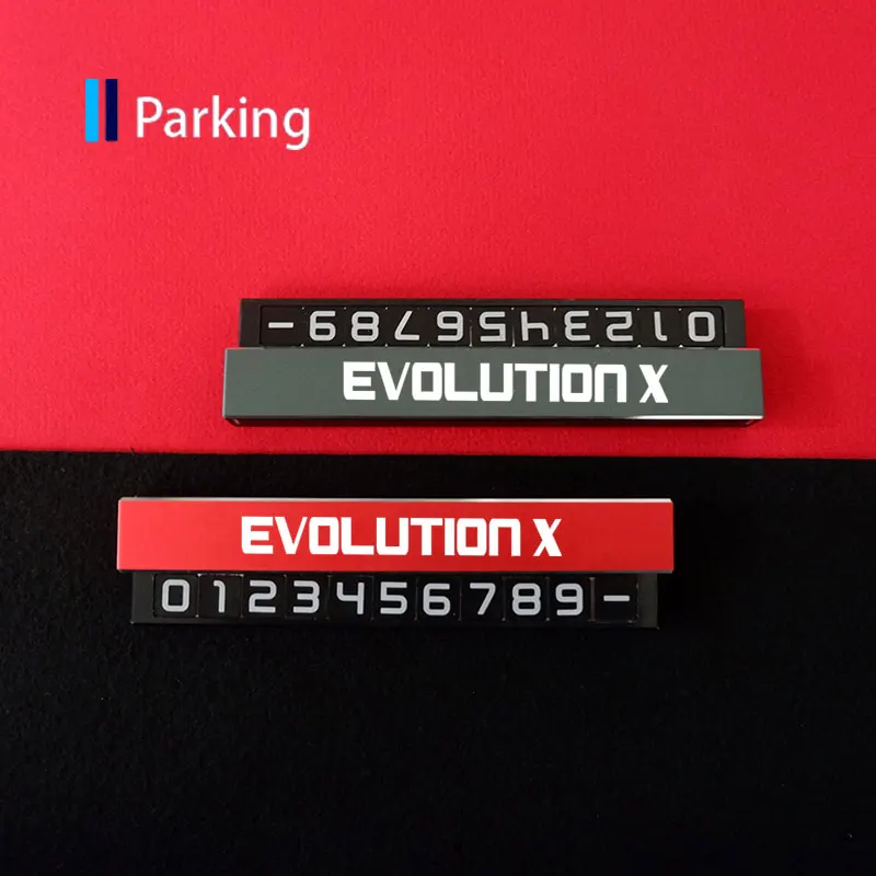 Car Parking Number Card For Mitsubishi Evolution X Car-Styling Parking Card For Mitsubishi Pajero Outlander ASX Lancer Eclipse
Car Parking Number Card For Mitsubishi Evolution X Car-Styling Parking Card For Mitsubishi Pajero Outlander ASX Lancer Eclipse