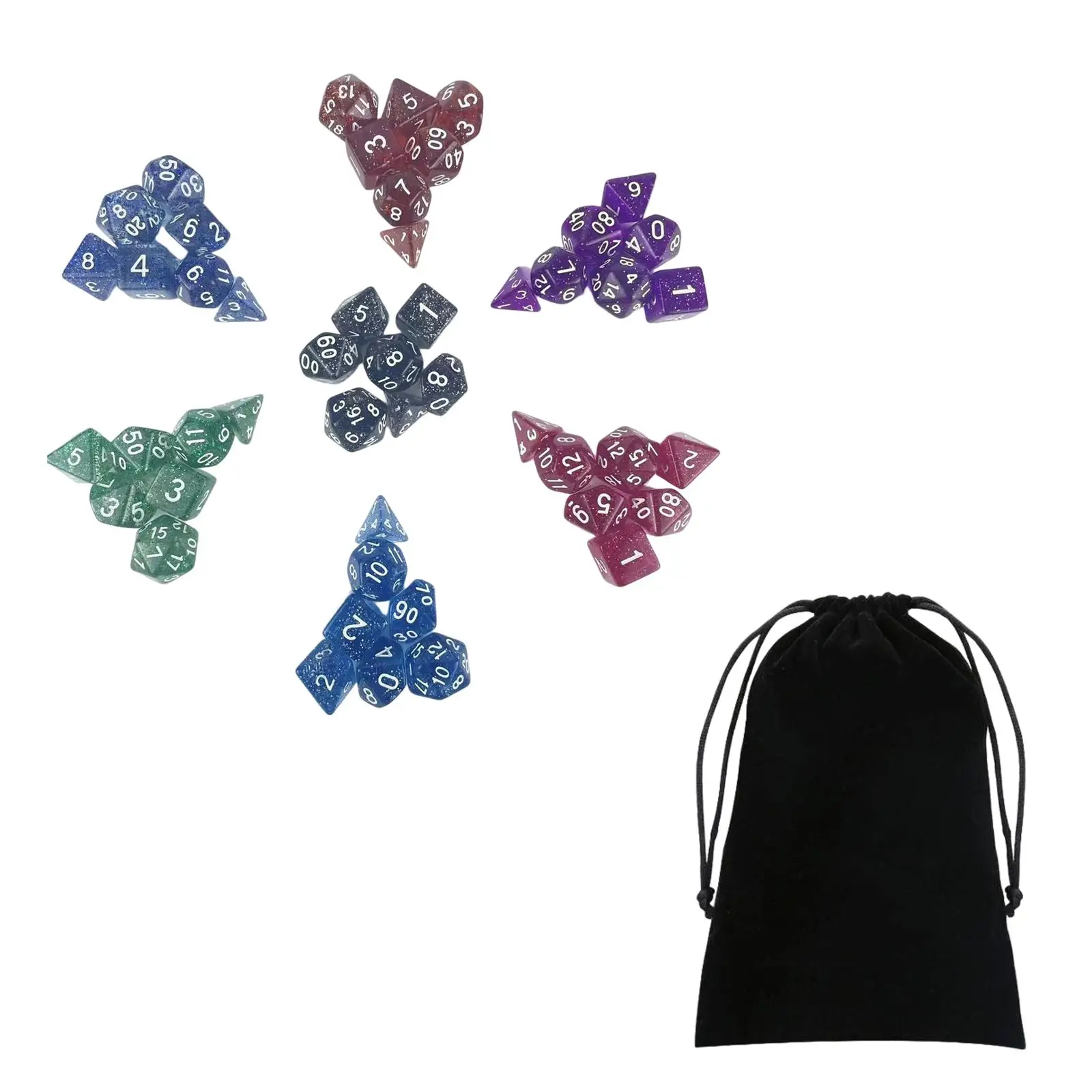 49 шт., разноцветные полигедрические кости для ролевых игр
49 шт., разноцветные полигедрические кости для ролевых игр