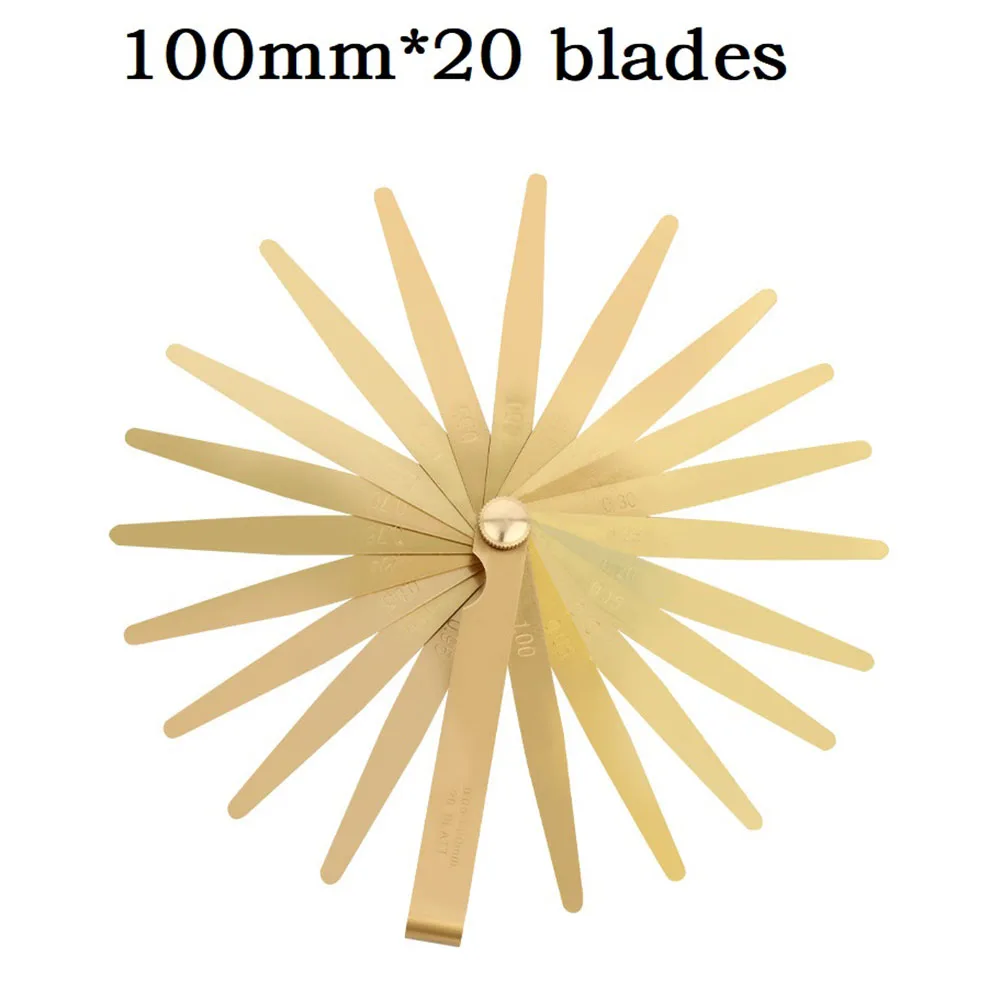 1 Set High Precision Metric Feeler Gauge 0.05-1m 13/20 Blade Brass Measure Tools Hand Testing Measuring Supplies
1 Set High Precision Metric Feeler Gauge 0.05-1m 13/20 Blade Brass Measure Tools Hand Testing Measuring Supplies