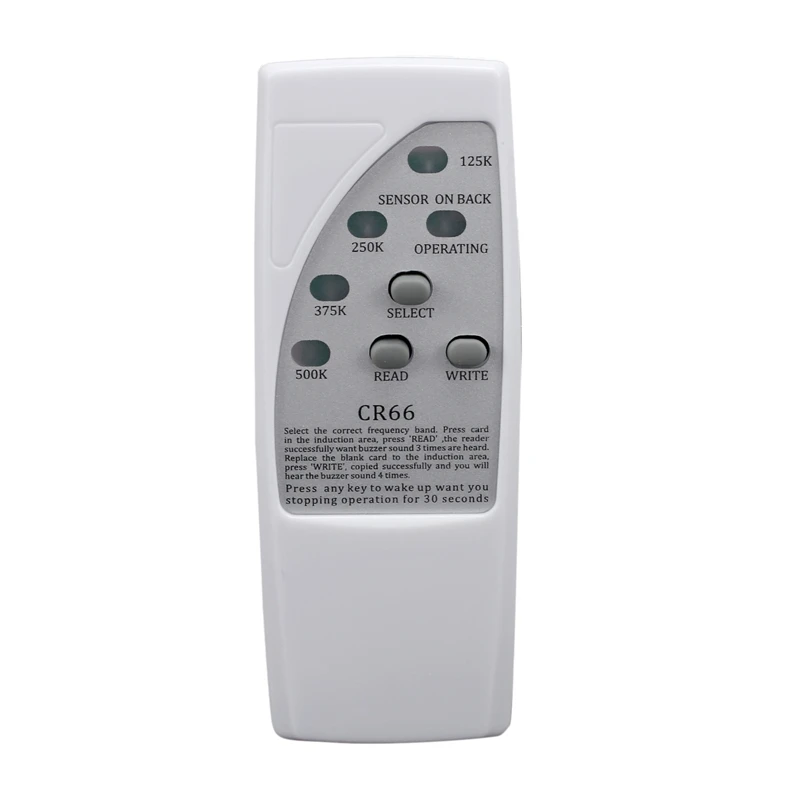 RFID ID Card Copier 125/250/375/500Khz CR66 RFID Scanner Programmer Reader Writer With Light Indicator Sensitively
RFID ID Card Copier 125/250/375/500Khz CR66 RFID Scanner Programmer Reader Writer With Light Indicator Sensitively