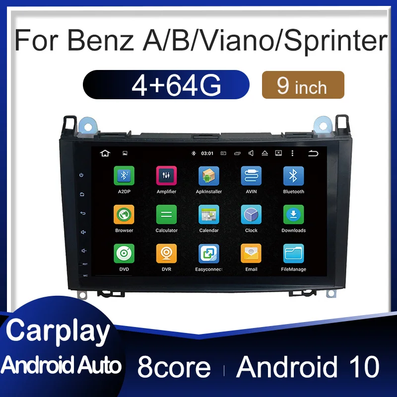 9‘’ Android screen Car Radio Multimedia Video Player Navigation GPS For Benz A/B/Viano/Sprinter Carplay android Auto
9‘’ Android screen Car Radio Multimedia Video Player Navigation GPS For Benz A/B/Viano/Sprinter Carplay android Auto