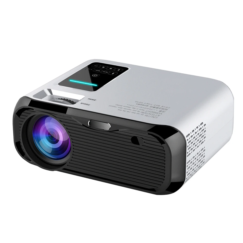 

E500 1080P WiFi mini projector for phone Horizon Android 9.0 4K Overhead portable projectors