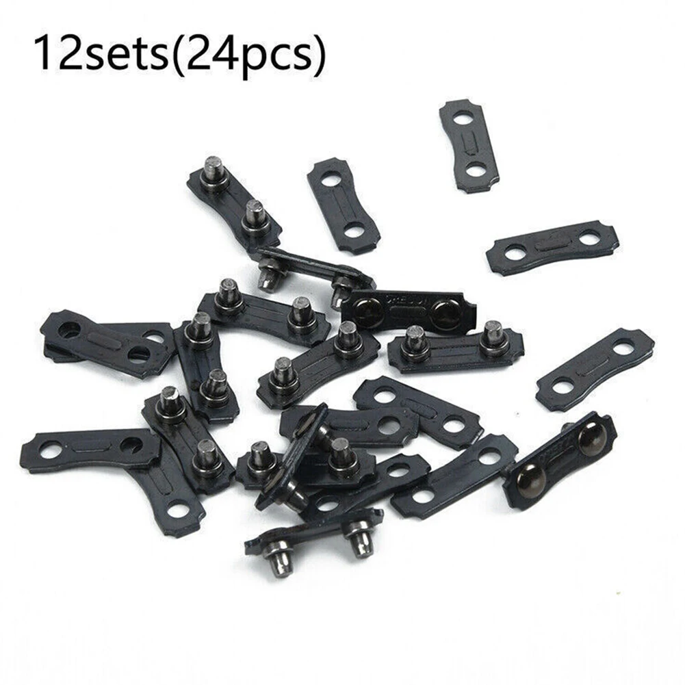 12 Sets Heavy Duty Chainsaw Chain Repair Kits Drive Links Part 3/8LP Pitch - 0.050 Gauge Links Tie Straps Electric Saw Parts
12 Sets Heavy Duty Chainsaw Chain Repair Kits Drive Links Part 3/8LP Pitch - 0.050 Gauge Links Tie Straps Electric Saw Parts