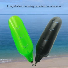 Baitcasting Fishing Spoon Portable Baiting Scoop 8mm Connector Flexible
