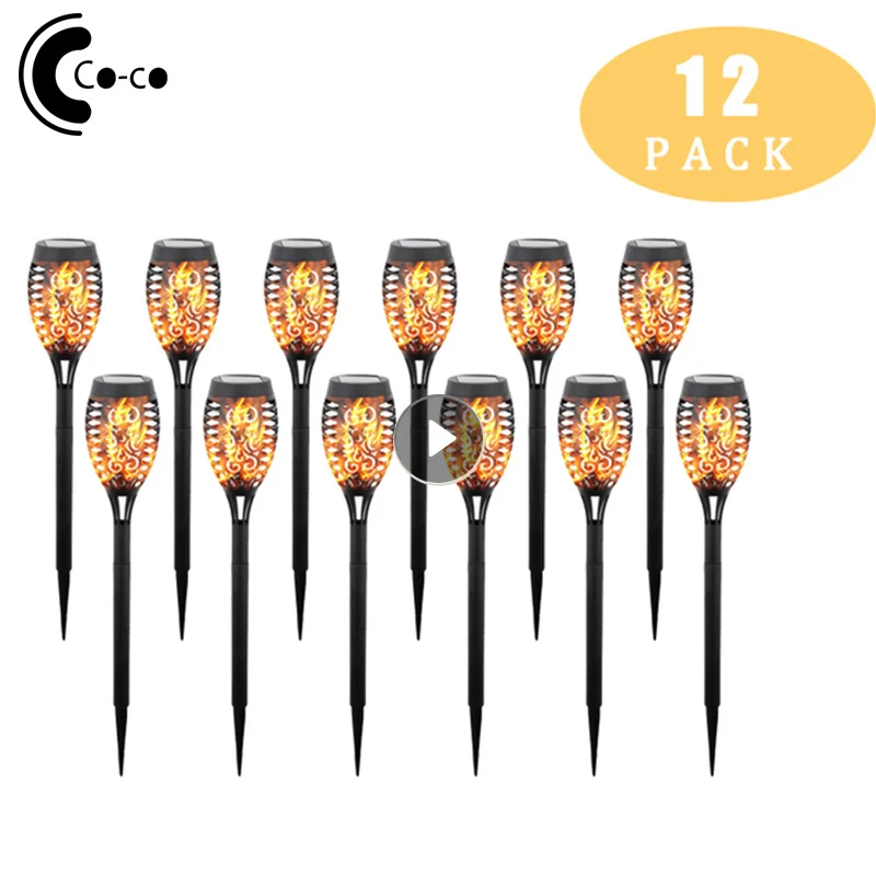 12 Led Solar Garden Light Outdoor Solar Light Waterproof Flickering Flame Torches Lawn Path Lamp For Garden Pathway Decoration
12 Led Solar Garden Light Outdoor Solar Light Waterproof Flickering Flame Torches Lawn Path Lamp For Garden Pathway Decoration