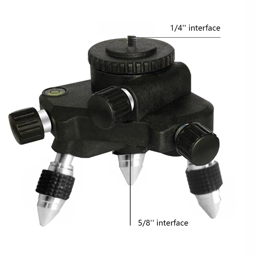 360 Degree Level Adapter Meter Bracket Laser Level Adjustable Rotation Metal Tripod Bracke 12 Lines Self Leveling Line Holder
360 Degree Level Adapter Meter Bracket Laser Level Adjustable Rotation Metal Tripod Bracke 12 Lines Self Leveling Line Holder