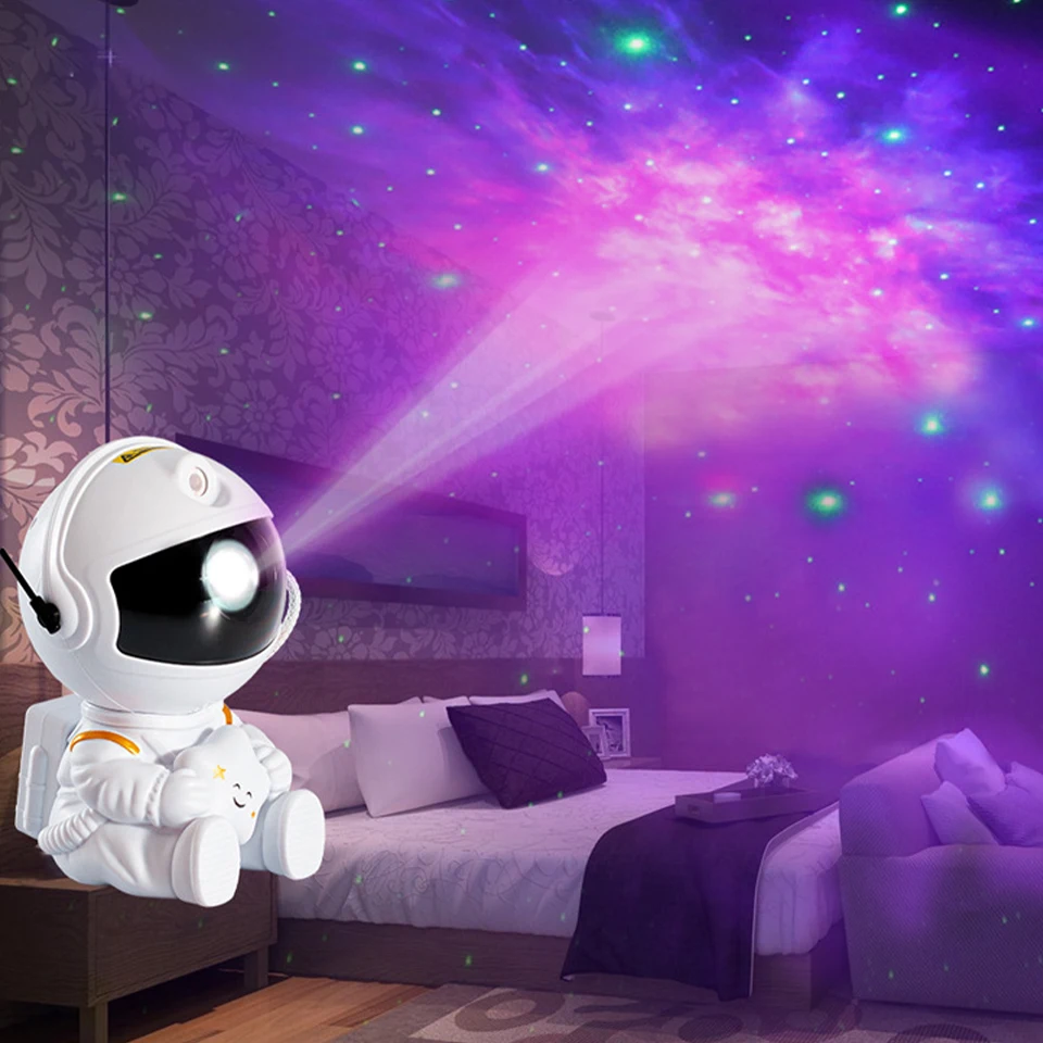Galaxy Star Projector Starry Sky LED Night Light Astronaut Lamp Home Room Decoration Bedroom Decorative Night Lamp Kids Gift
Galaxy Star Projector Starry Sky LED Night Light Astronaut Lamp Home Room Decoration Bedroom Decorative Night Lamp Kids Gift